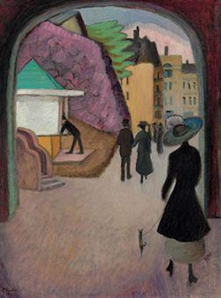 Mai-Abend in Stockholm by Gabriele Münter