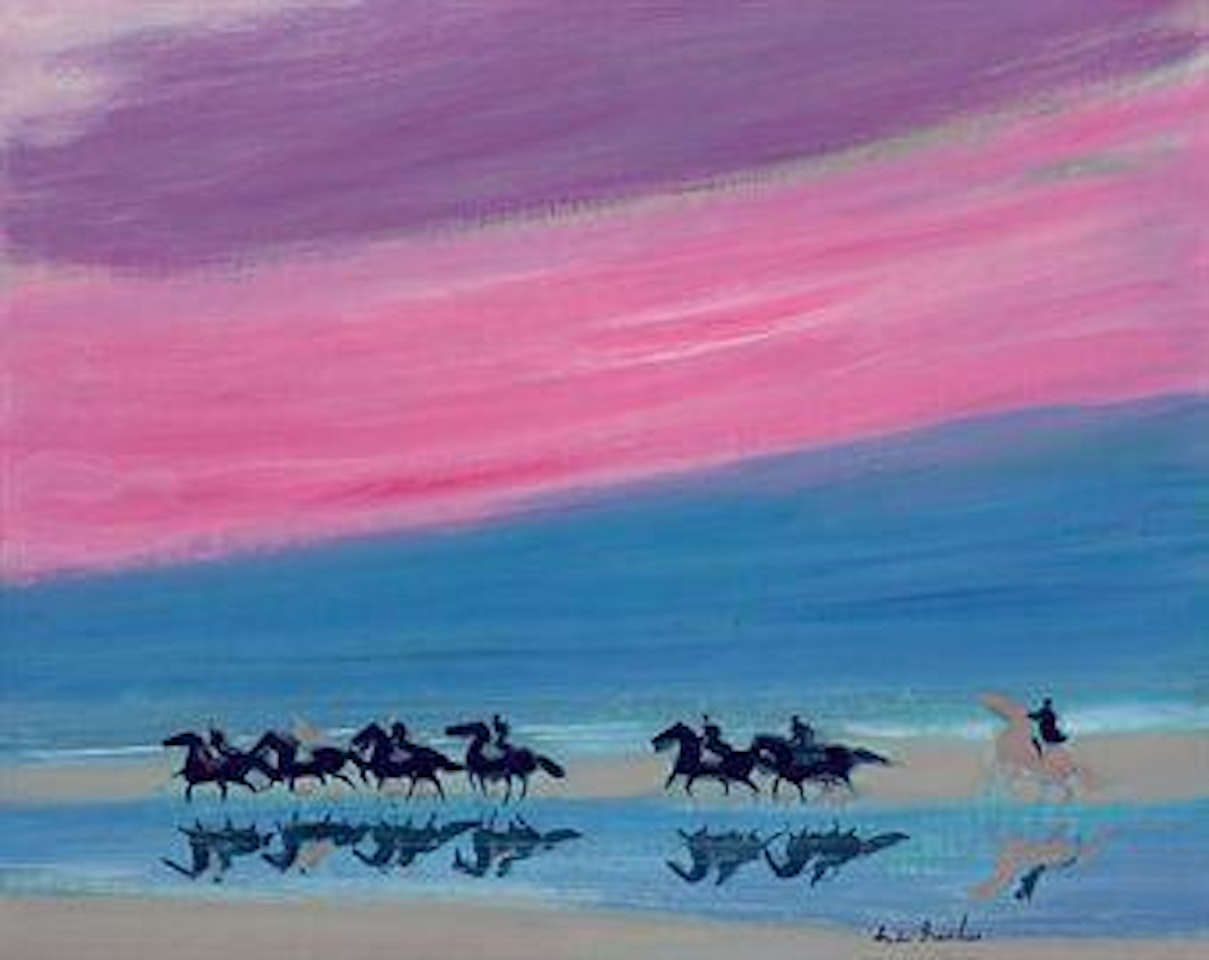 Reflets des cavaliers by André Brasilier