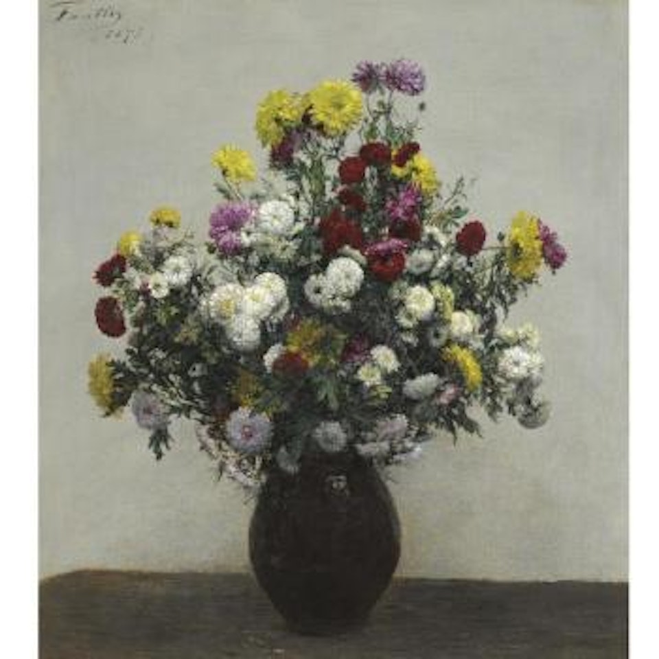 Chrysanthèmes by Henri Fantin-Latour