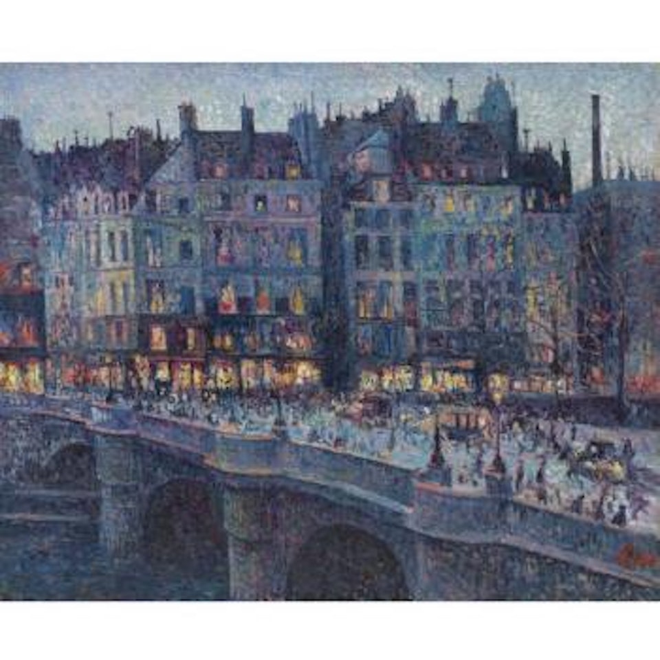 Le Quai Conti by Maximilien Luce