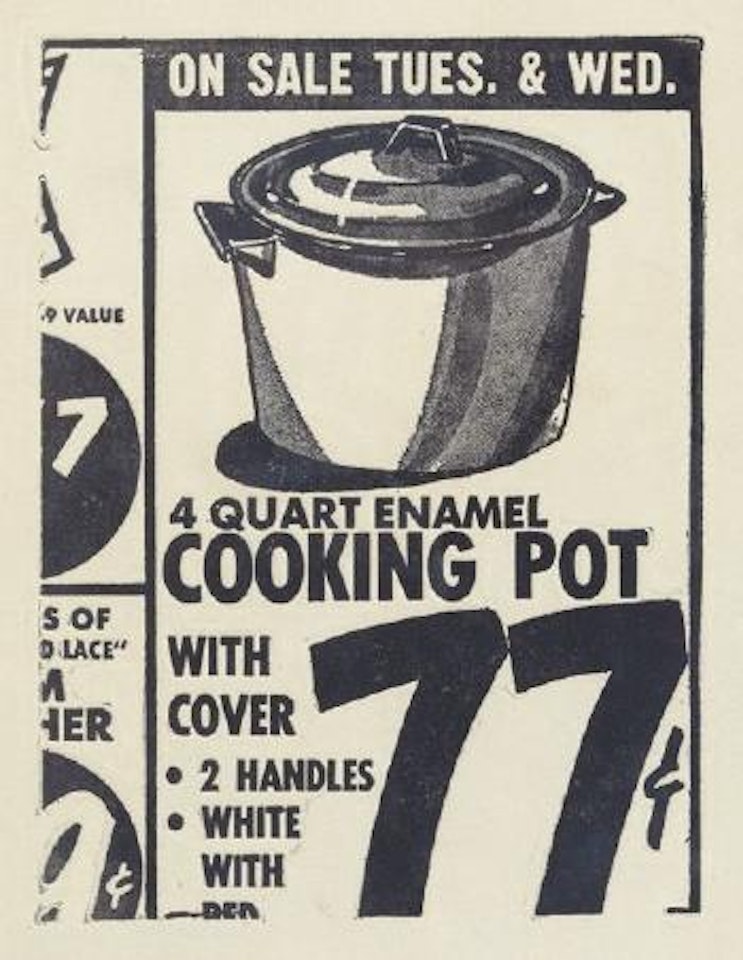 Cooking Pot, from International Anthology of Contemporary Engraving by Andy Warhol