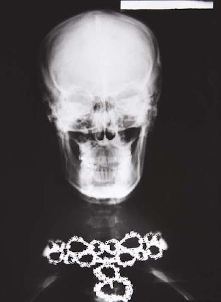 Van Cleef & Arpels Diamond Necklace X-Ray, Paris by Helmut Newton