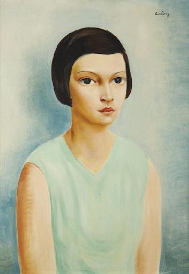 Portrait of a Young Woman by Moïse Kisling
