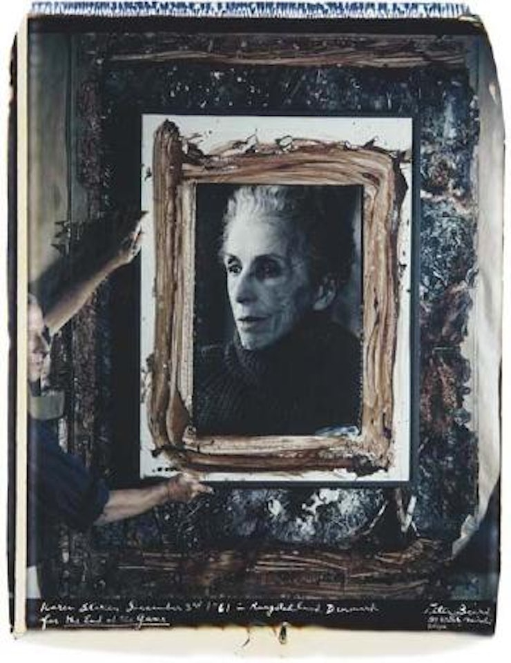 Karen Blixen in Rungstedland Denmark by Peter Beard