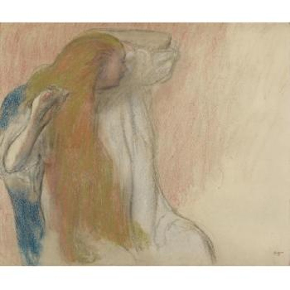 Femme Se Coiffant by Edgar Degas