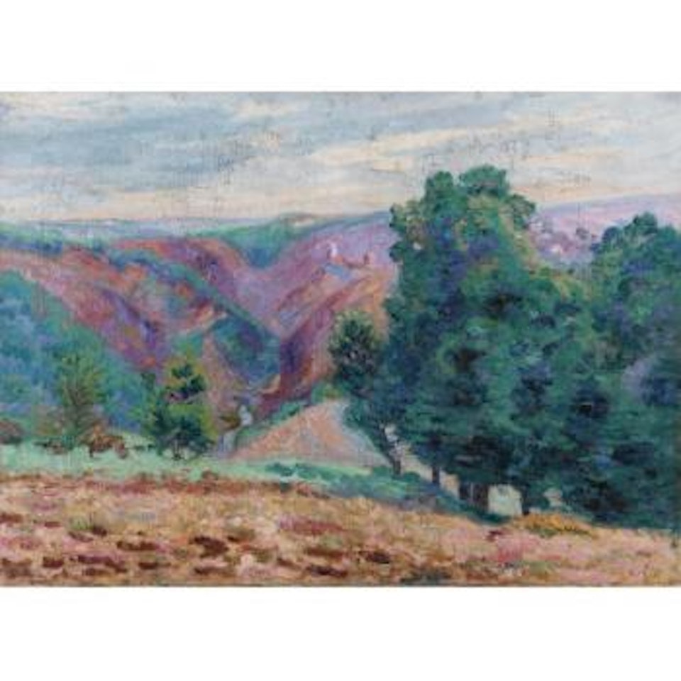 Paysage De La Creuse, Les Ruines Du Château De Crozant by Armand Guillaumin