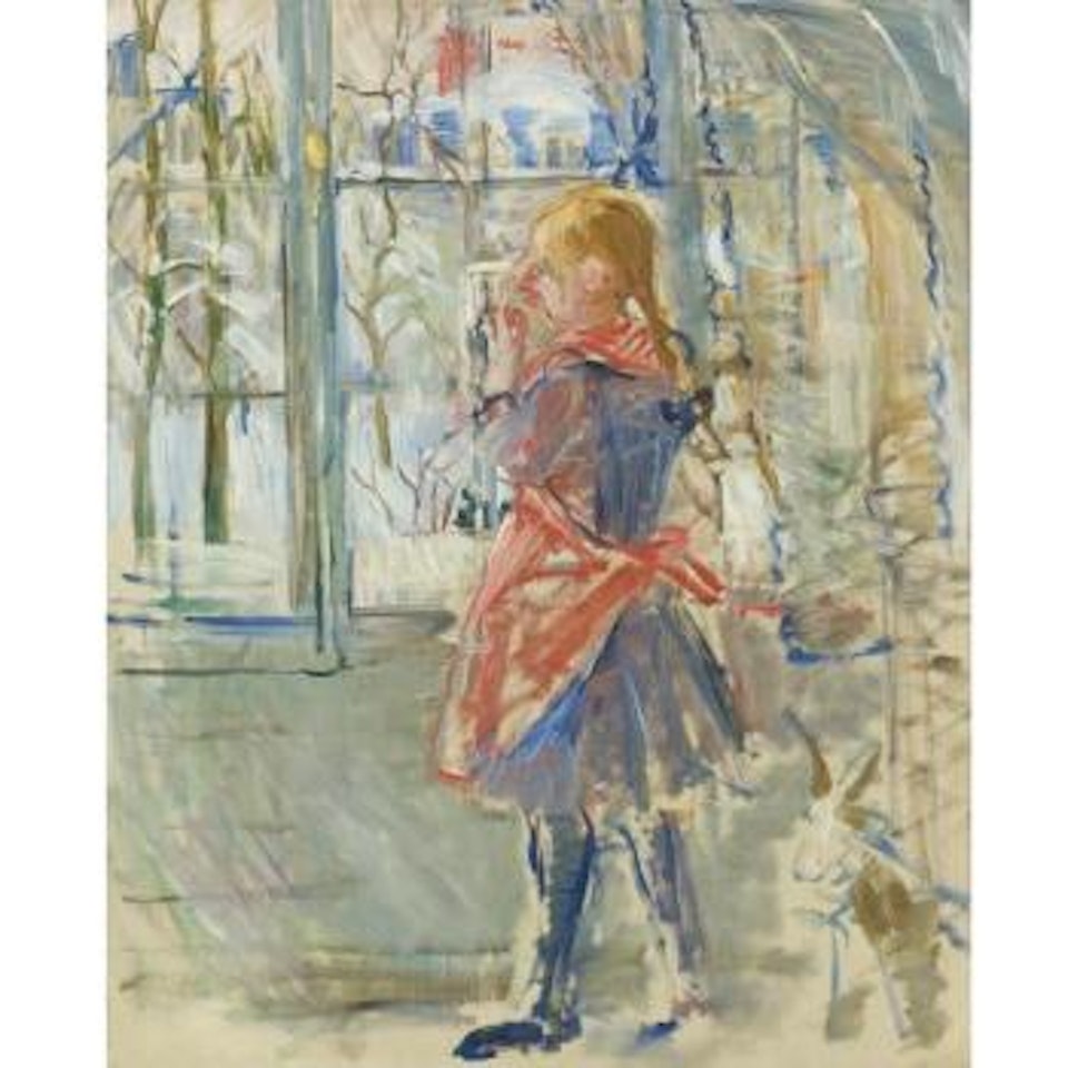 L'enfant Au Tablier Rouge by Berthe Morisot