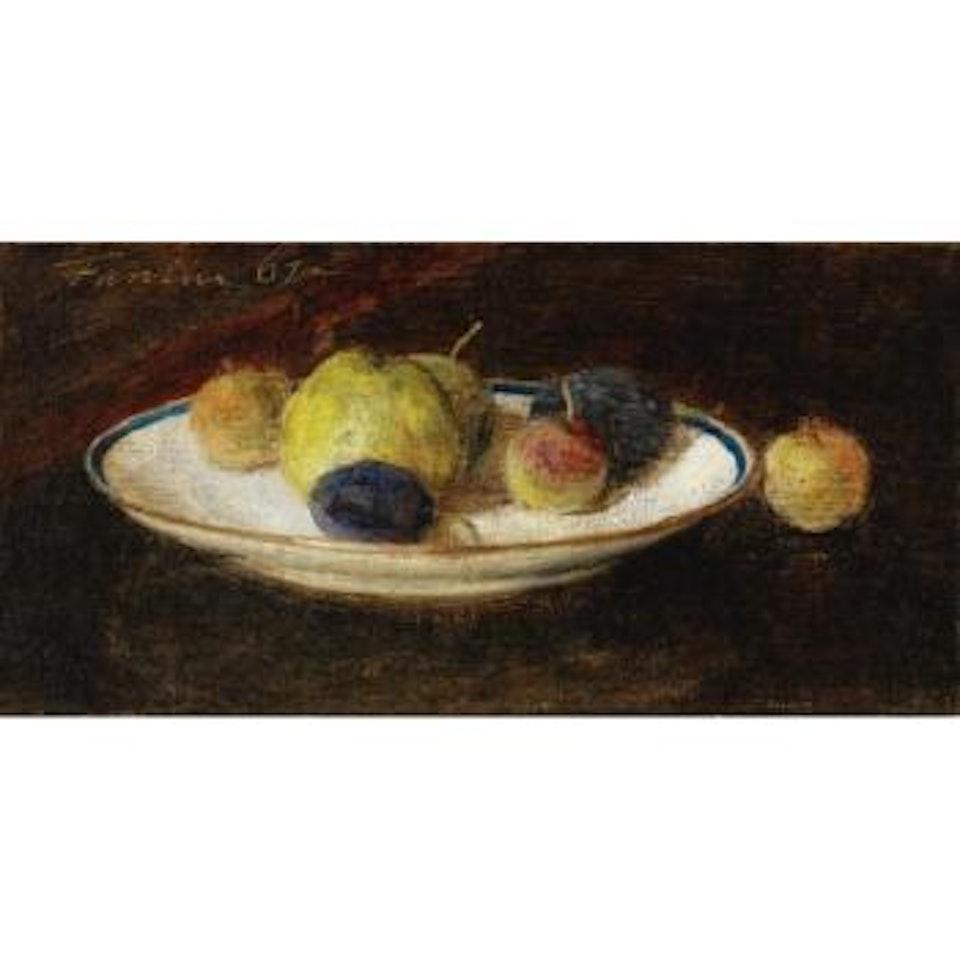 Assiette De Fruits by Henri Fantin-Latour
