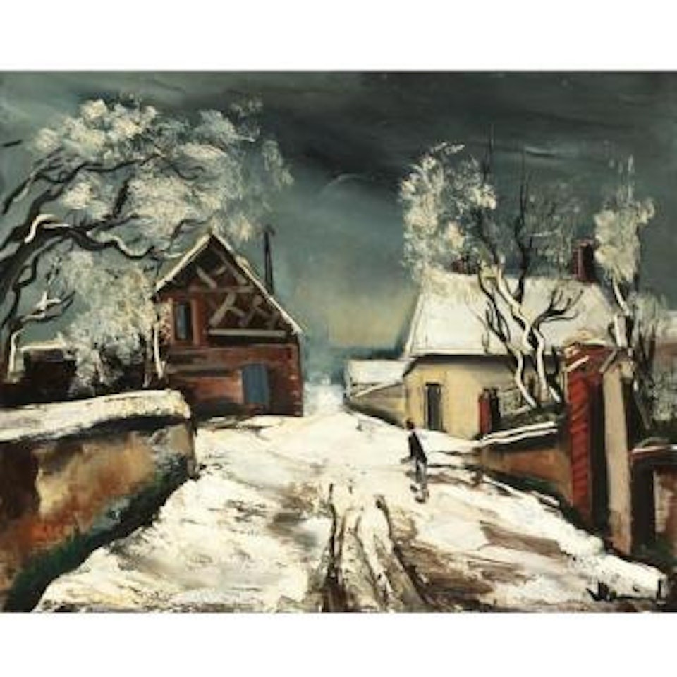 Maisons Sous La Neige by Maurice de Vlaminck