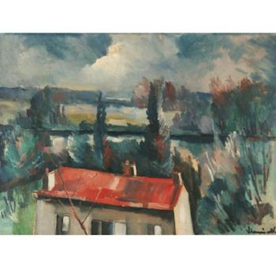 Le Toit Rouge by Maurice de Vlaminck