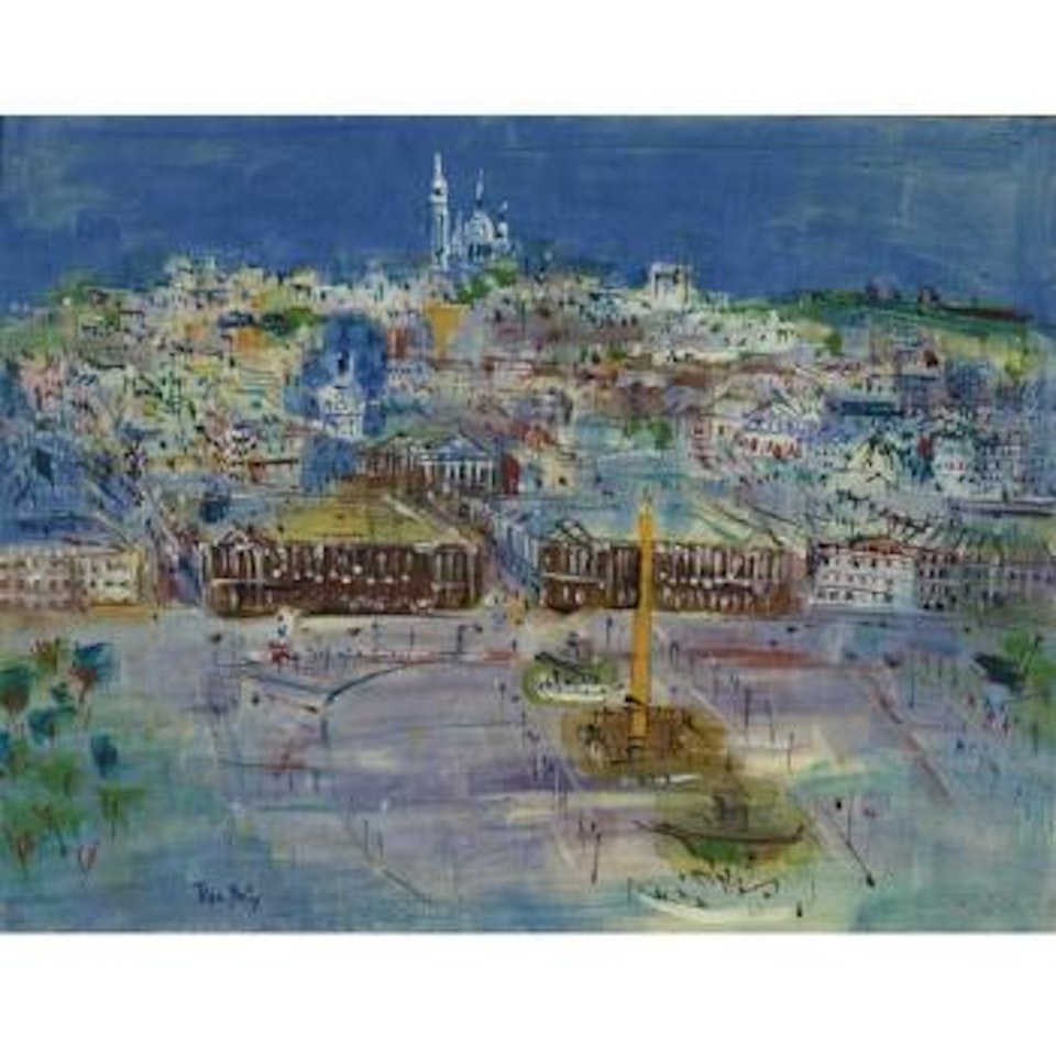 Place De La Concorde by Jean Dufy