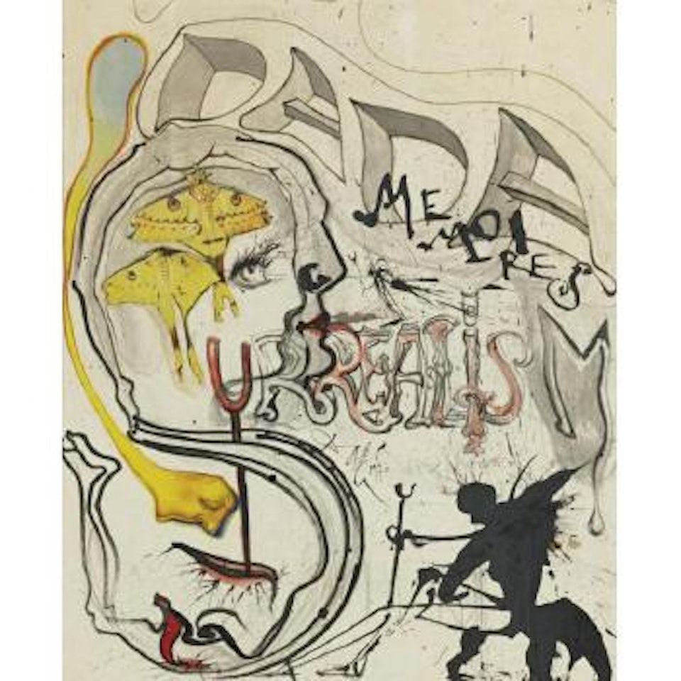 Angel Of Dada Surrealism by Salvador Dali