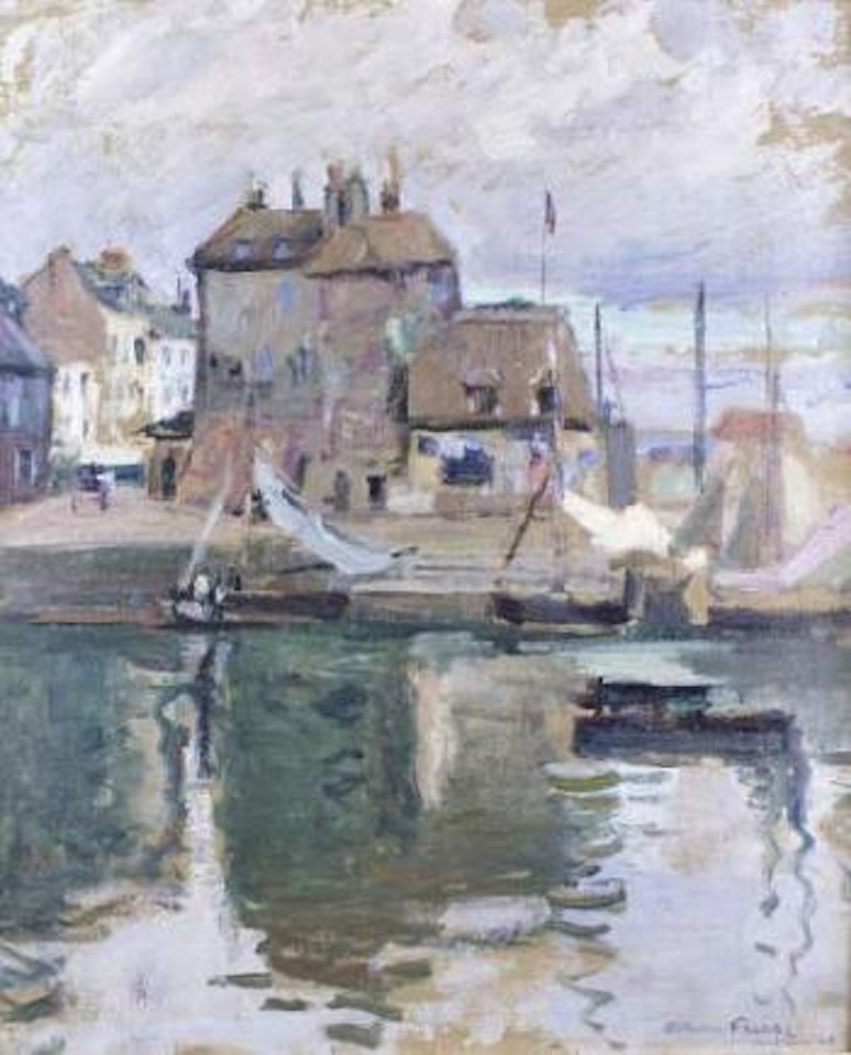 Le port de Honfleur by Othon Friesz