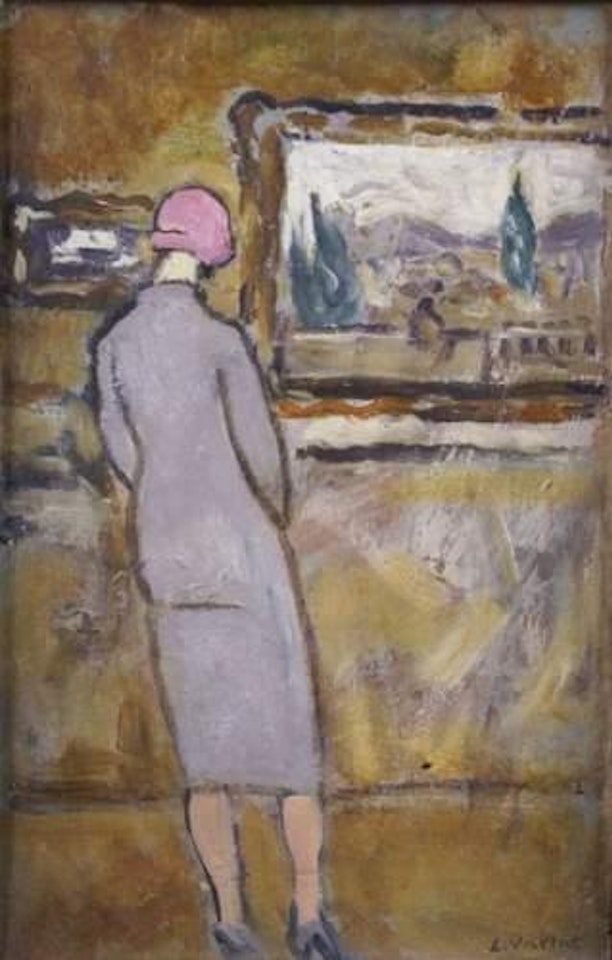Dans la galerie de tableaux by Louis Valtat