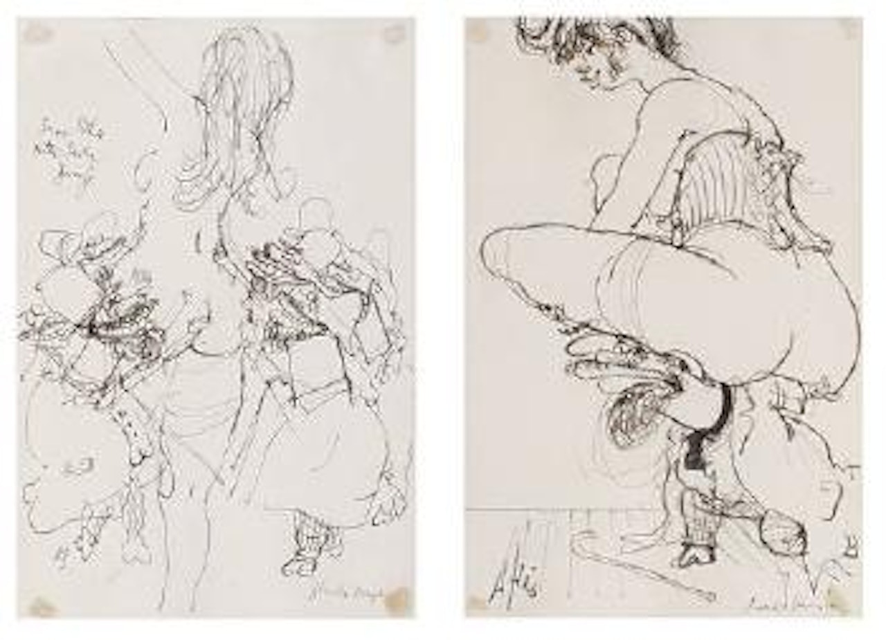 Blanche Neige. Atlas by Ronald Searle