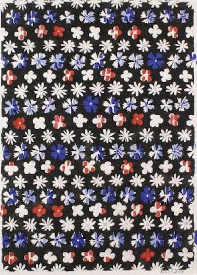Semis de fleurettes 'bleu, blanc, rouge' by Raoul Dufy