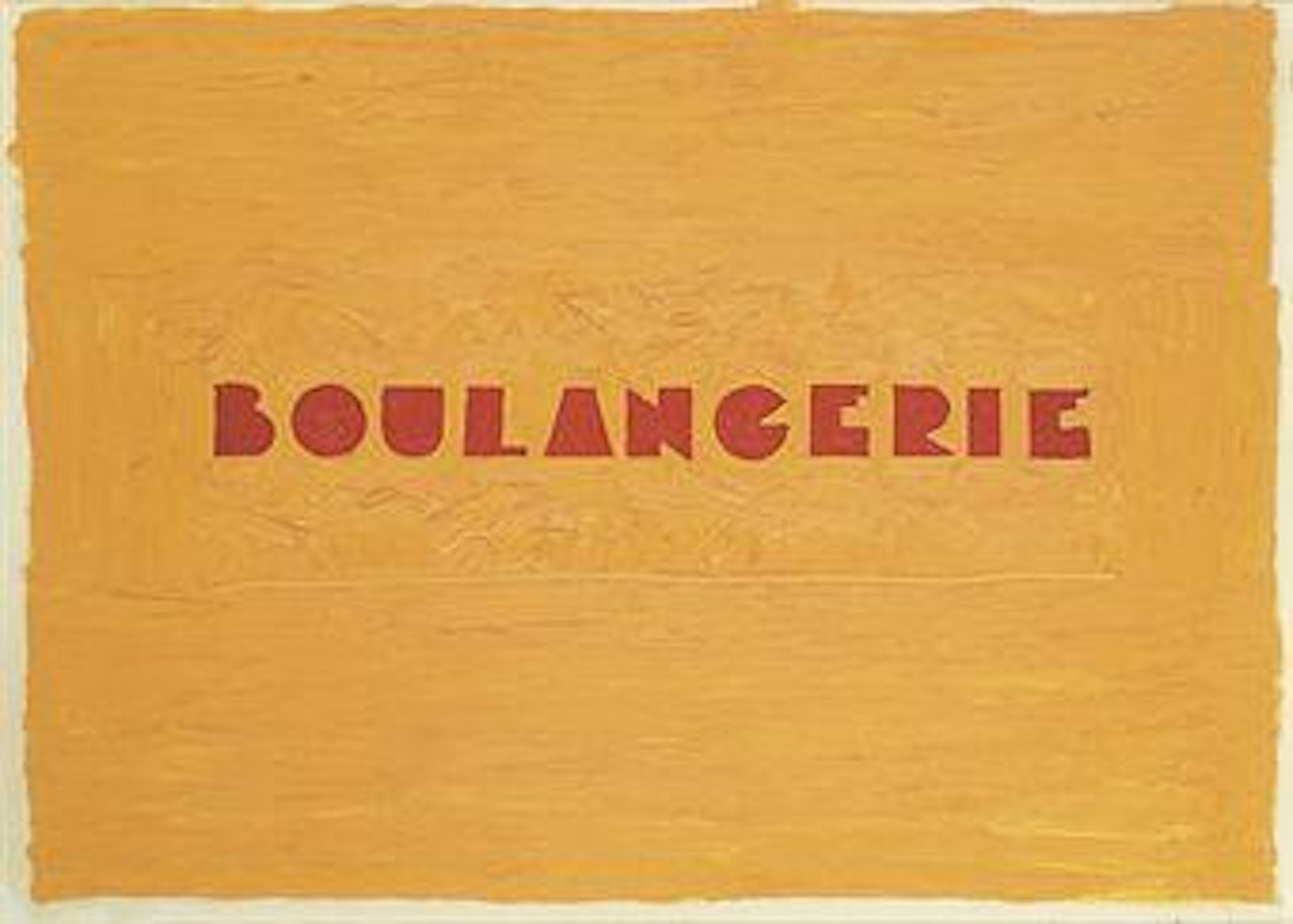 Boulangerie by Ed Ruscha