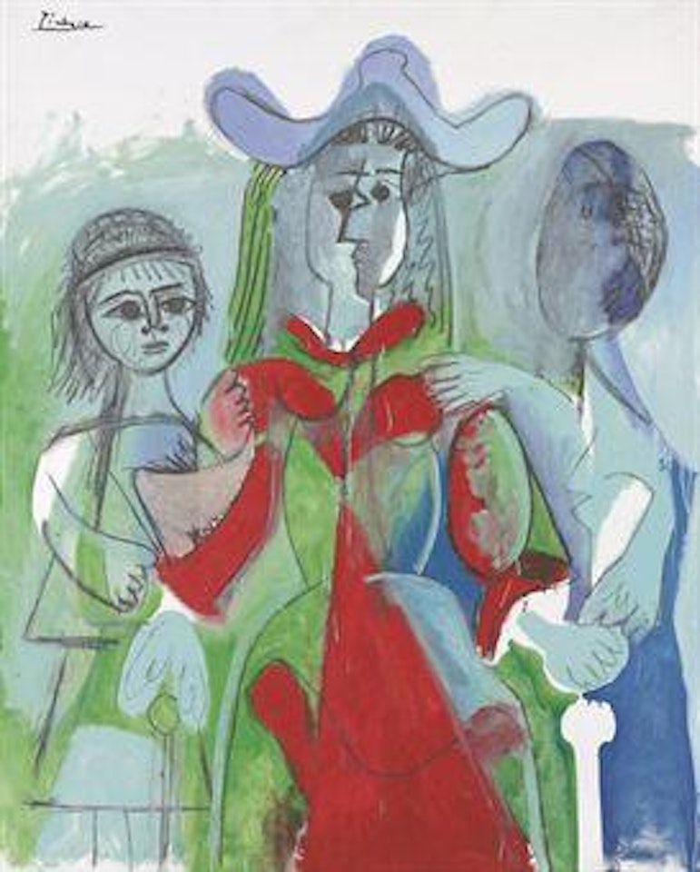 Femme et fillettes by Pablo Picasso