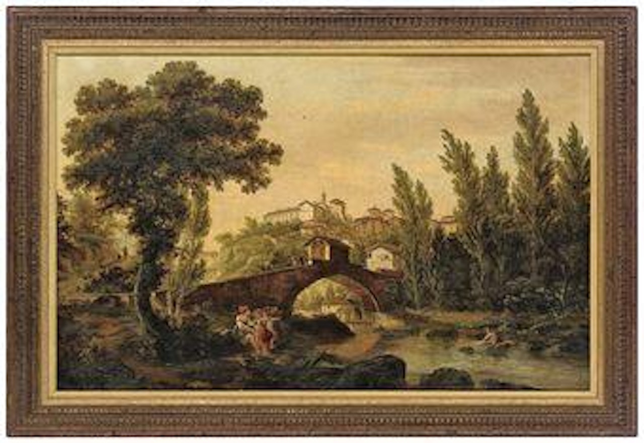 Ponte de Pelagho a Valonbrosa, Toscana by Giuseppe Gherardi