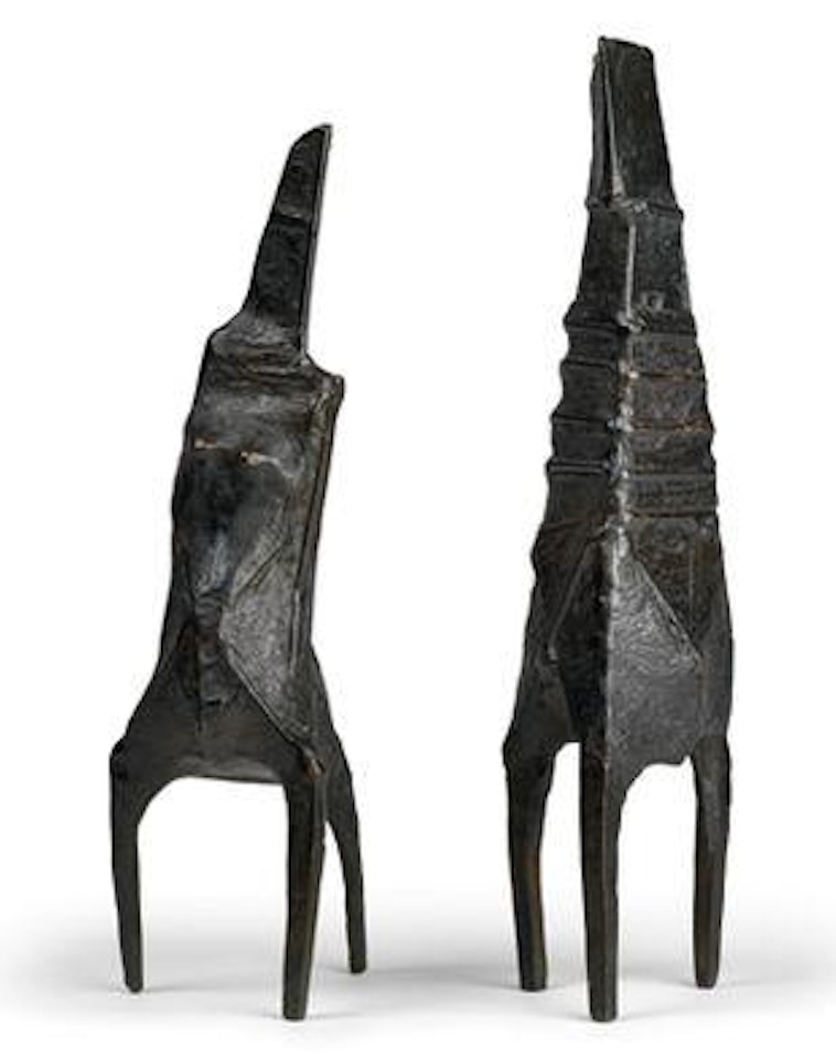 Maquette I. Two standing figures by Lynn Chadwick