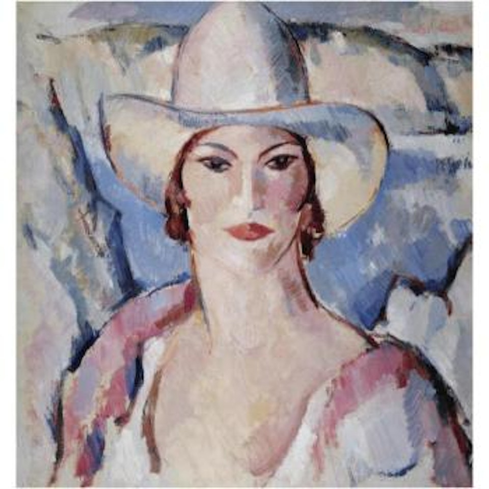 At The Bathing Place, Margaret (Meg) Morris, Antibes by John Duncan Fergusson
