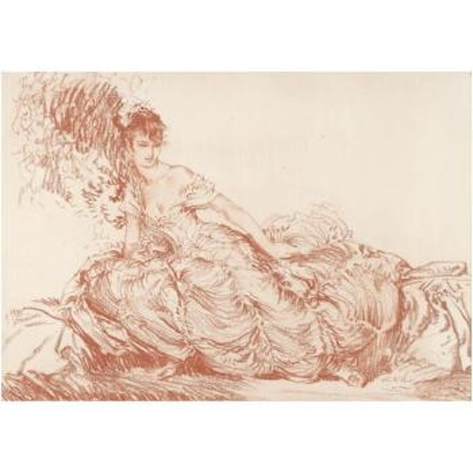 Cecilia In Her Ball Dress by William Russell Flint