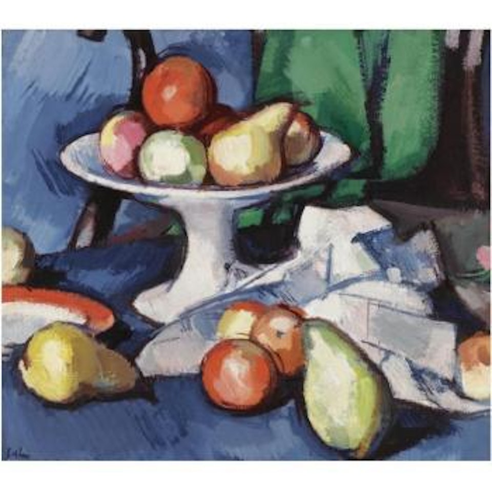 Still Life Of Fruit by Samuel John Peploe