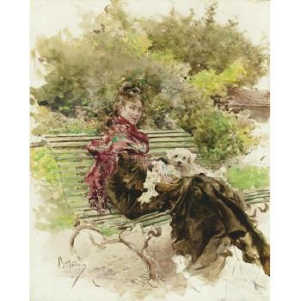 In The Park by Giovanni Boldini