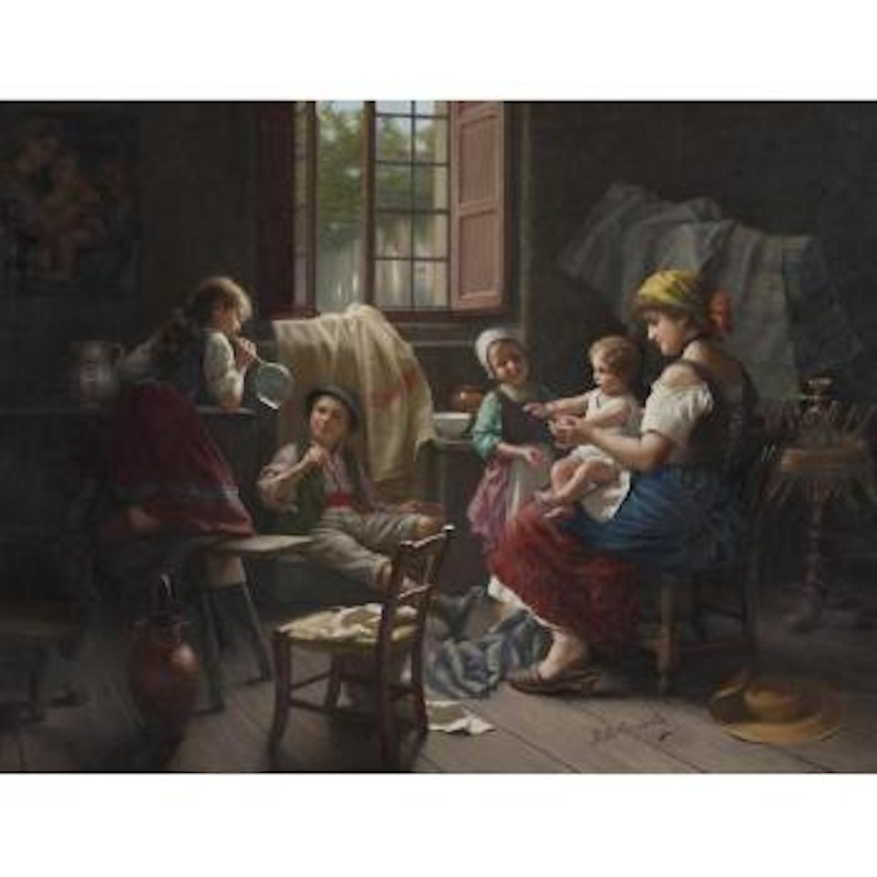 Blowing Bubbles by Giovanni Battista Torriglia