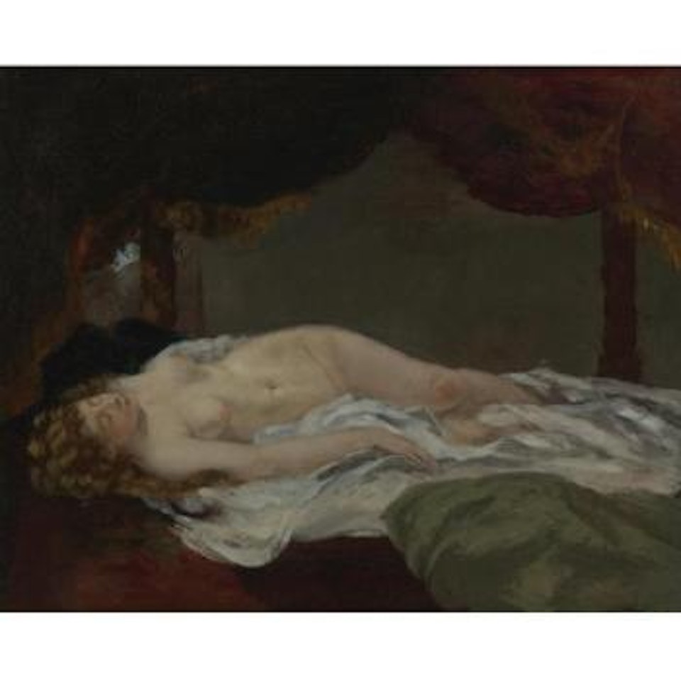 Femme Endormie by Gustave Courbet