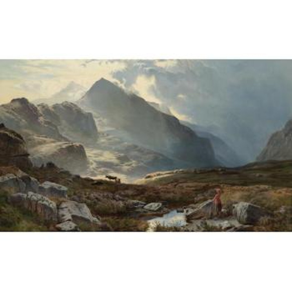 Snowdon From Yfoelberfedd by Sidney Richard Percy