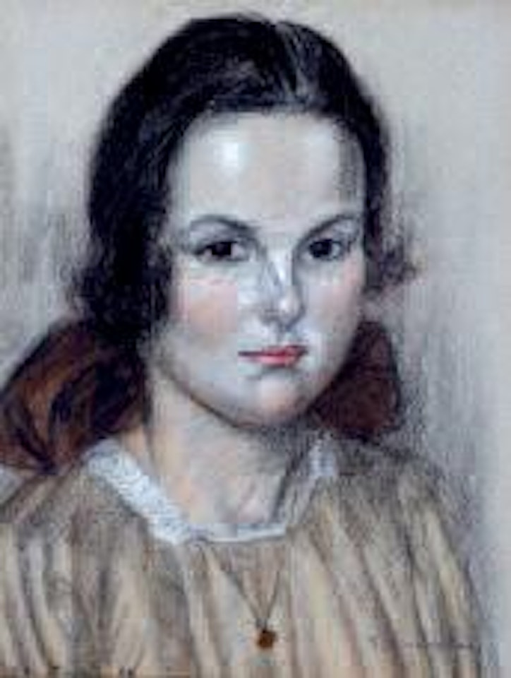 Jeune fille au pendentif by Théophile Alexandre Steinlen
