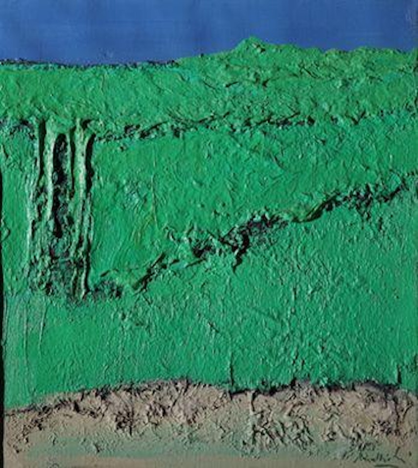 Paesaggio verde by Carlo Mattioli