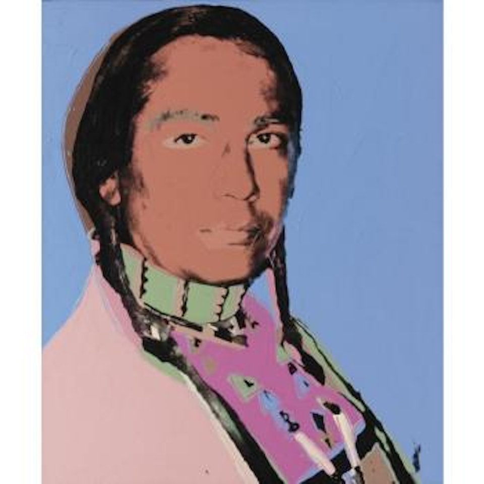 Portrait Of An American Indian (Russell Means) by Andy Warhol