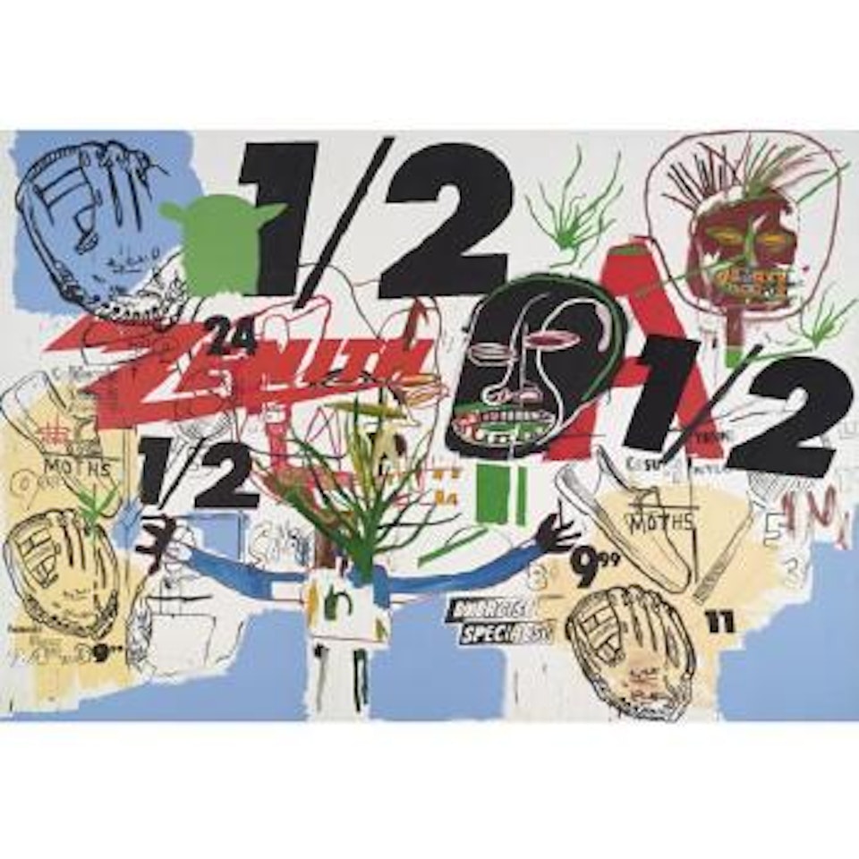 Untitled by Jean-Michel Basquiat by Andy Warhol