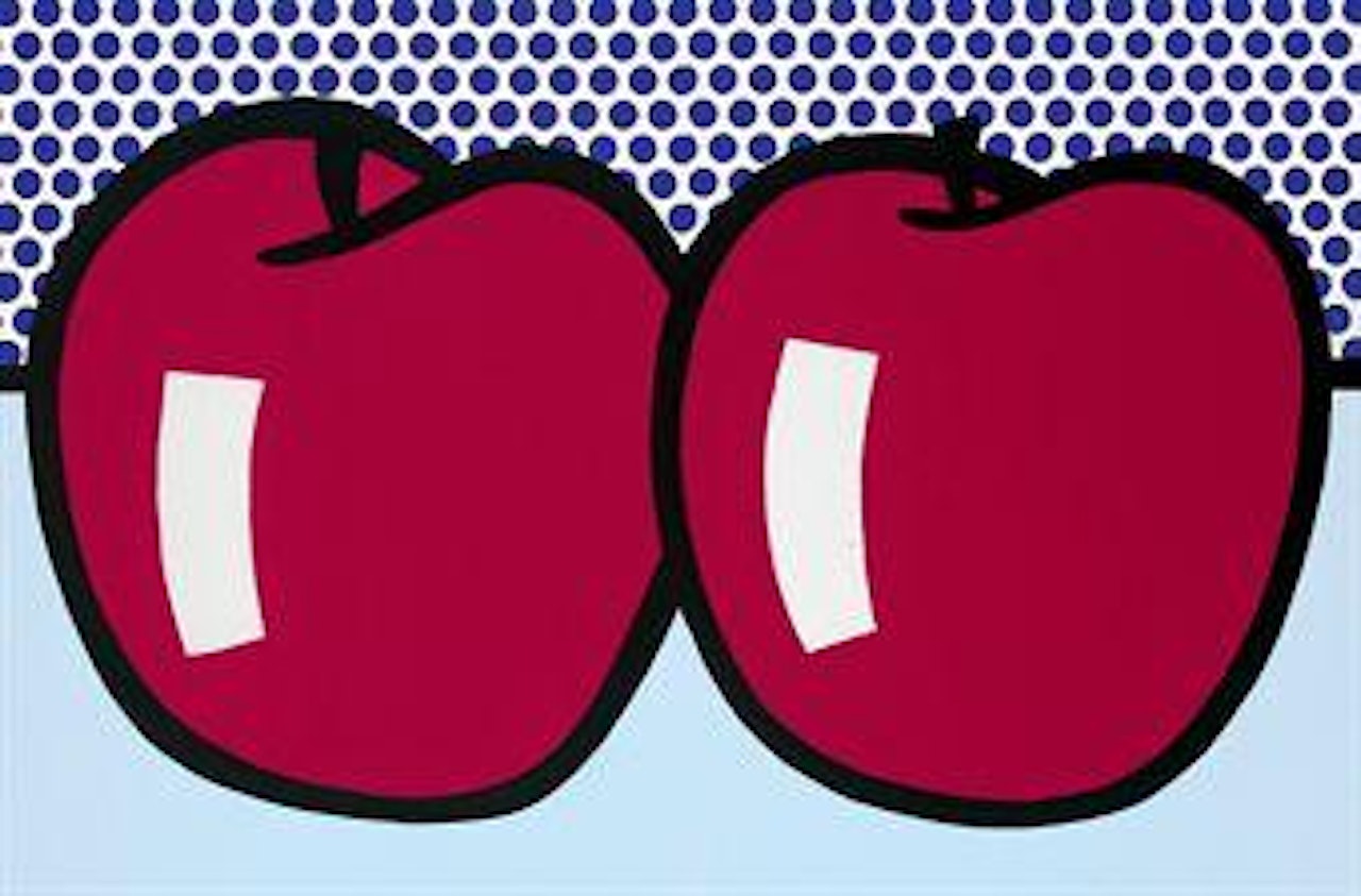 Two Apples by Roy Lichtenstein