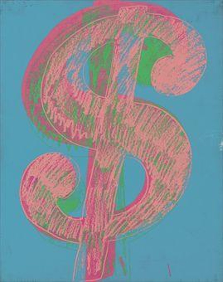 Dollar Sign by Andy Warhol