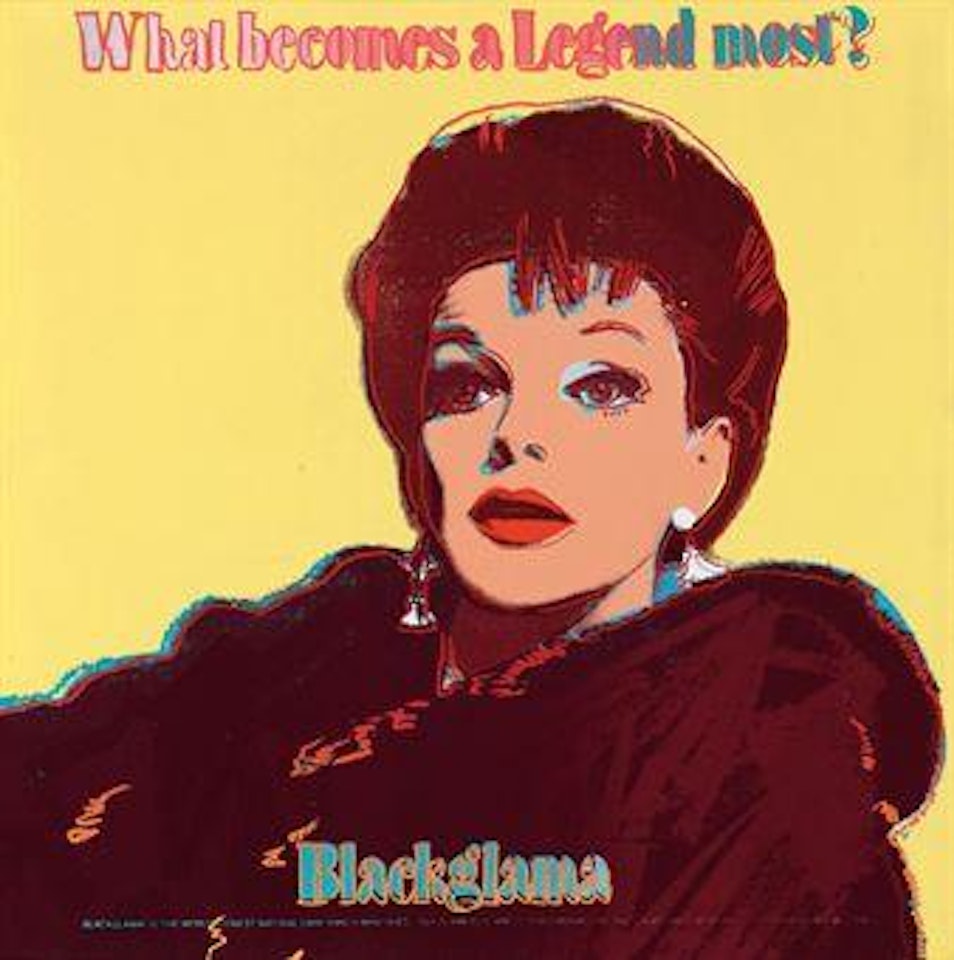 Blackglama (Judy Garland) by Andy Warhol