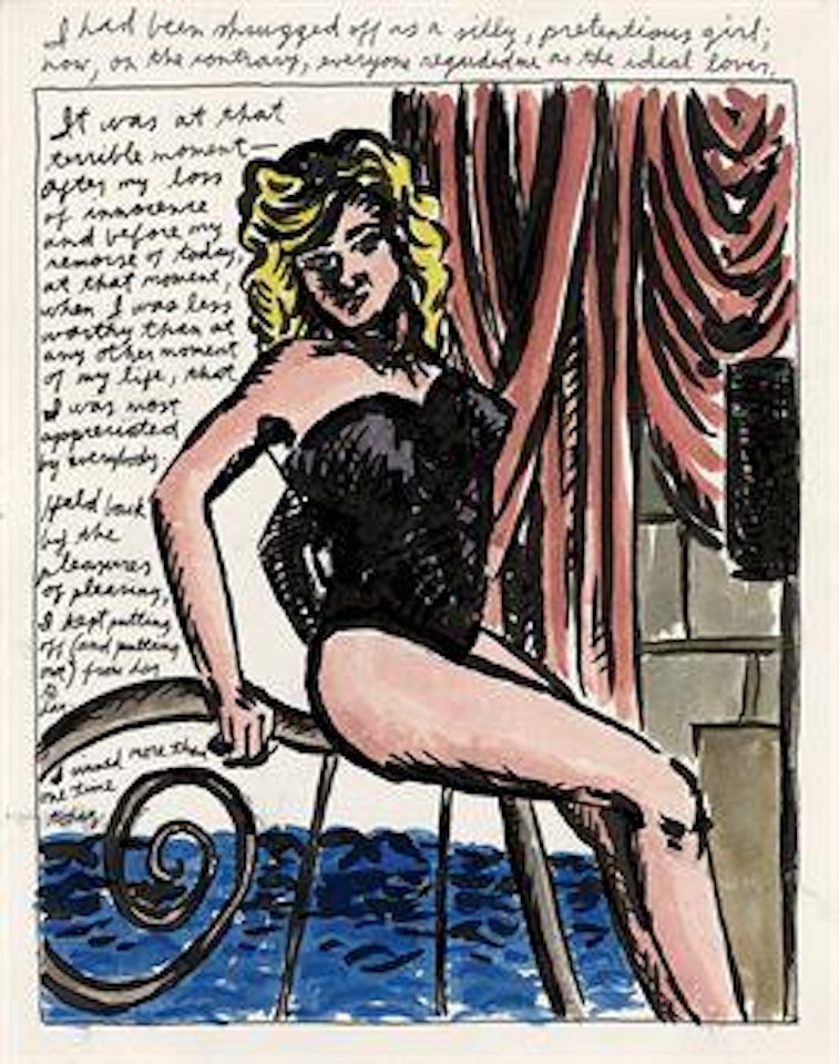 Untitled (I had been shrugged off) by Raymond Pettibon