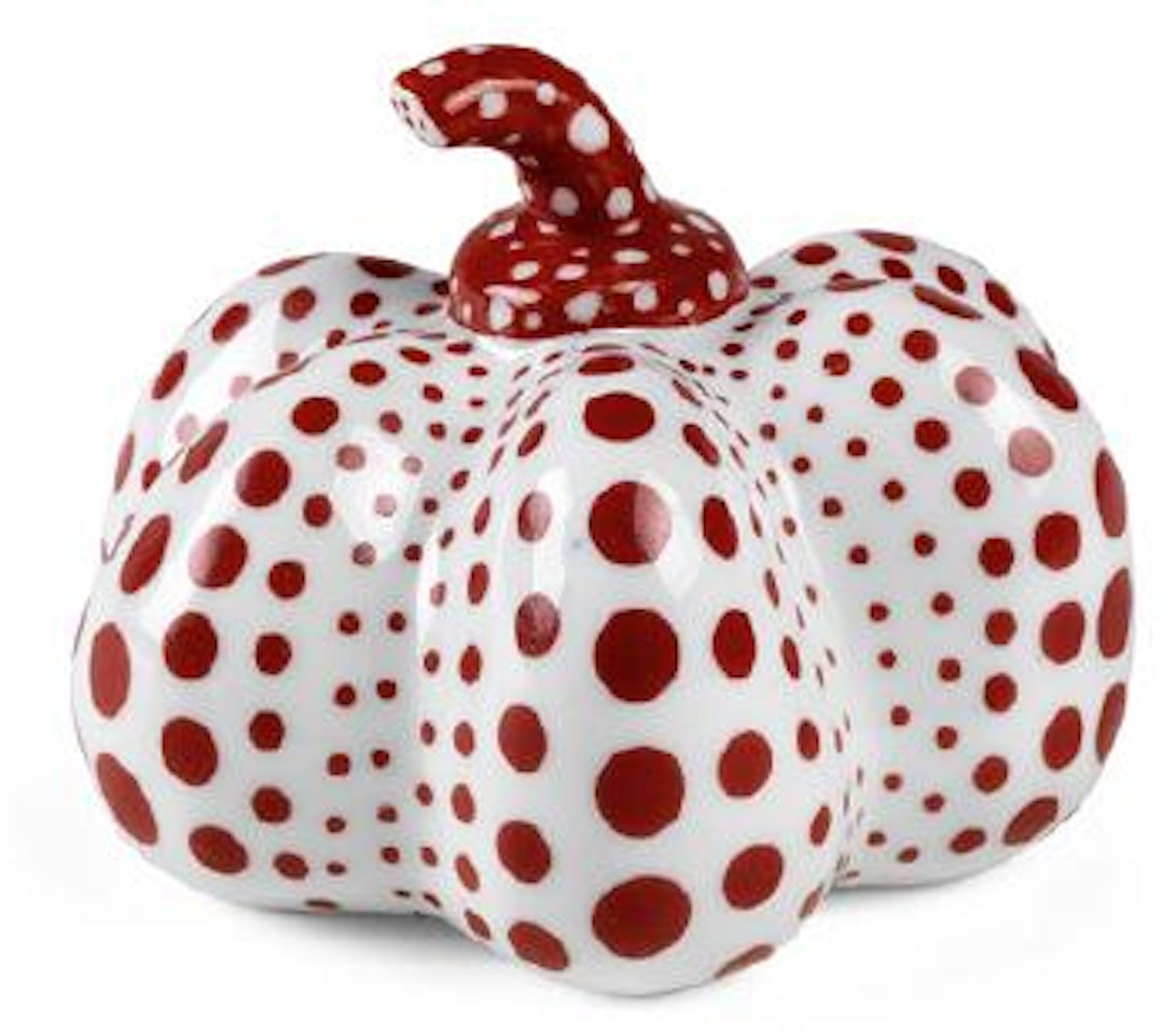 Yellow Pumpkin, Red Pumpkin by Yayoi Kusama