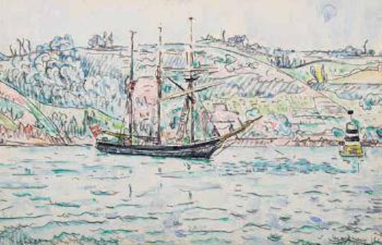 Port de Lézardrieux by Paul Signac