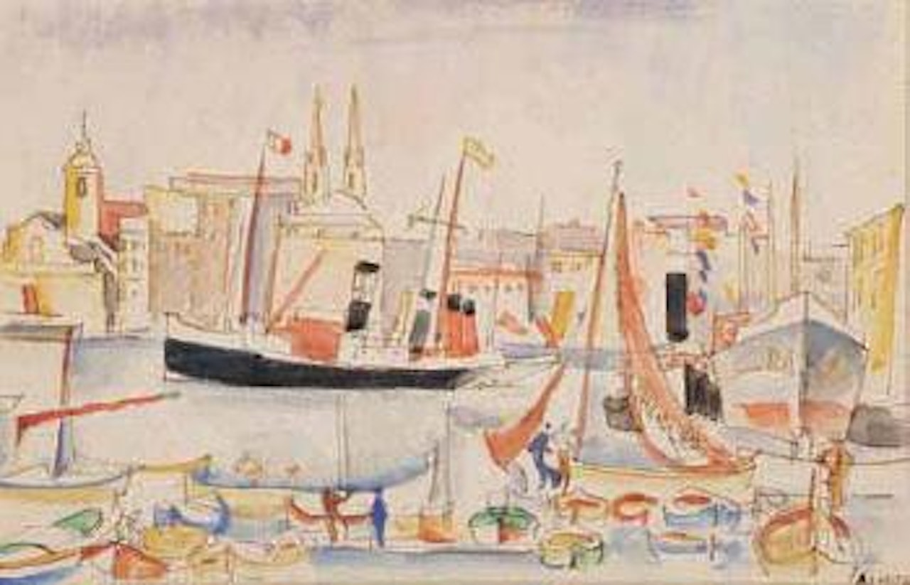 Le port de Marseille by André Lhote