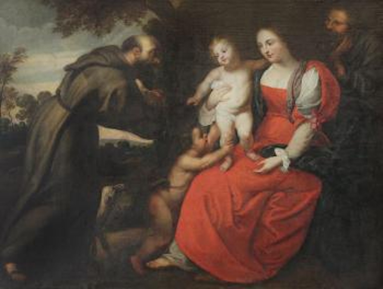 La Sainte famille avec Saint-Jean et Saint-Francois by Peter Paul Rubens