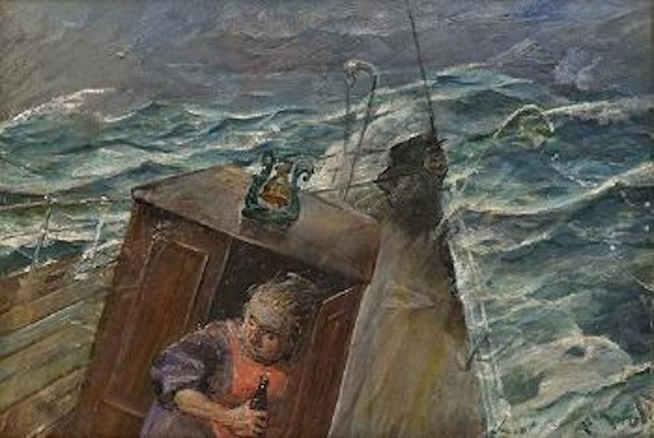Til havs by Christian Krohg