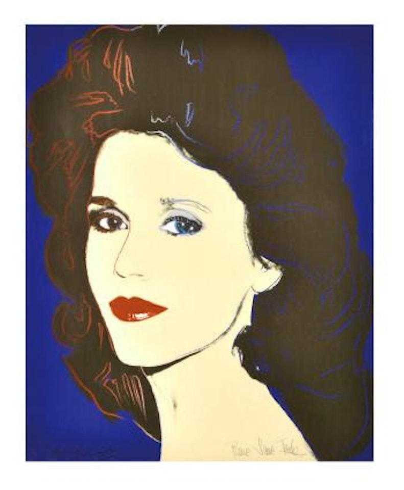 Jane Fonda by Andy Warhol