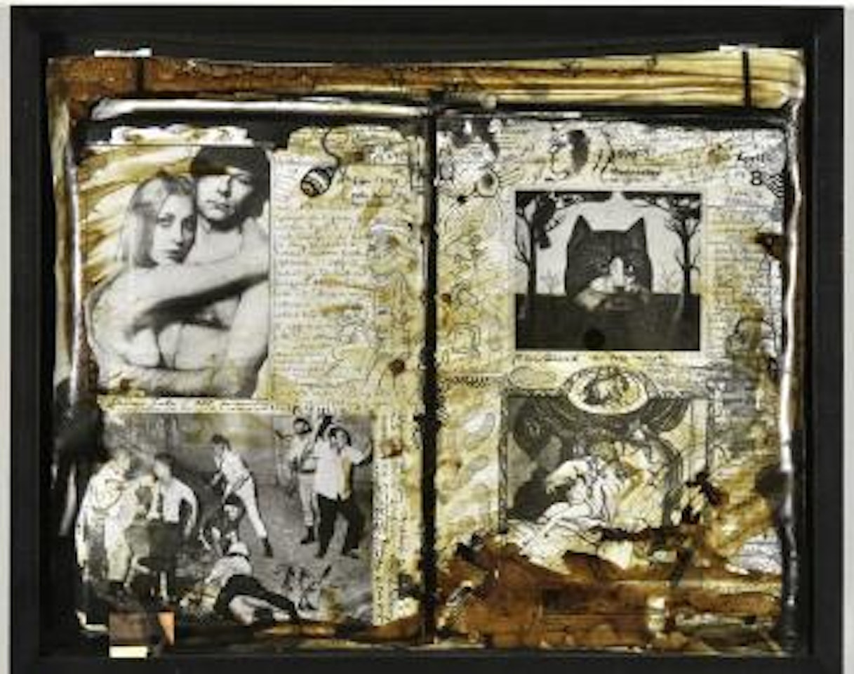 Two Diary Pages, April 7th and 8th by Peter Beard