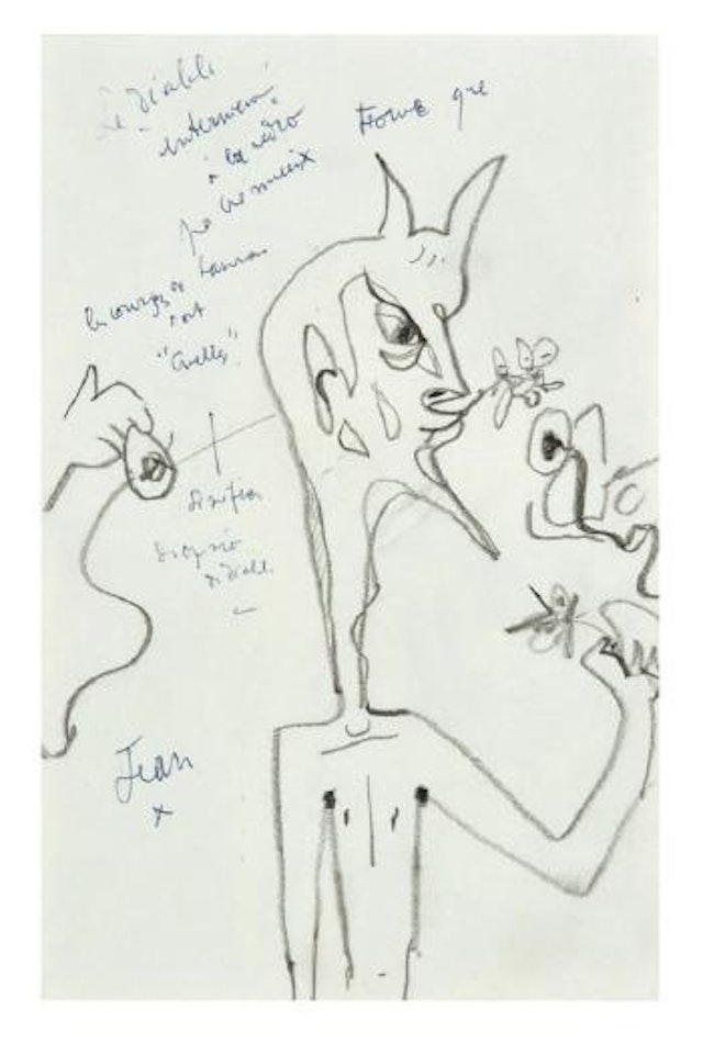 Untitled (Le Diable) by Jean Cocteau