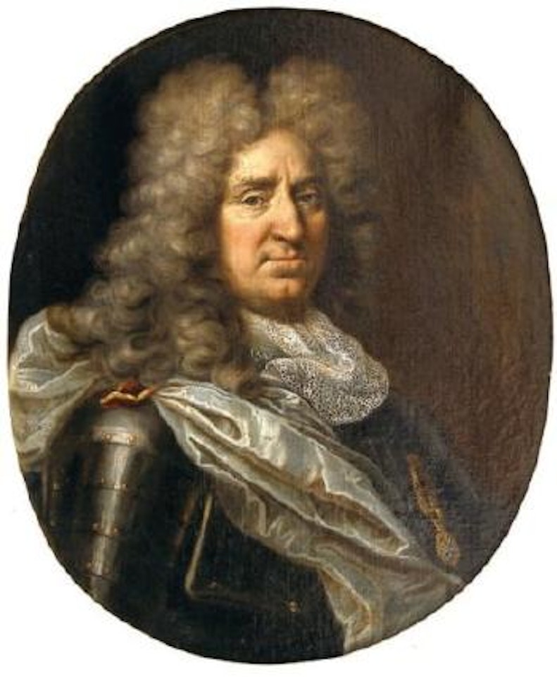 Portrait de gentilhomme à la cuirasse en buste by Hyacinthe Rigaud