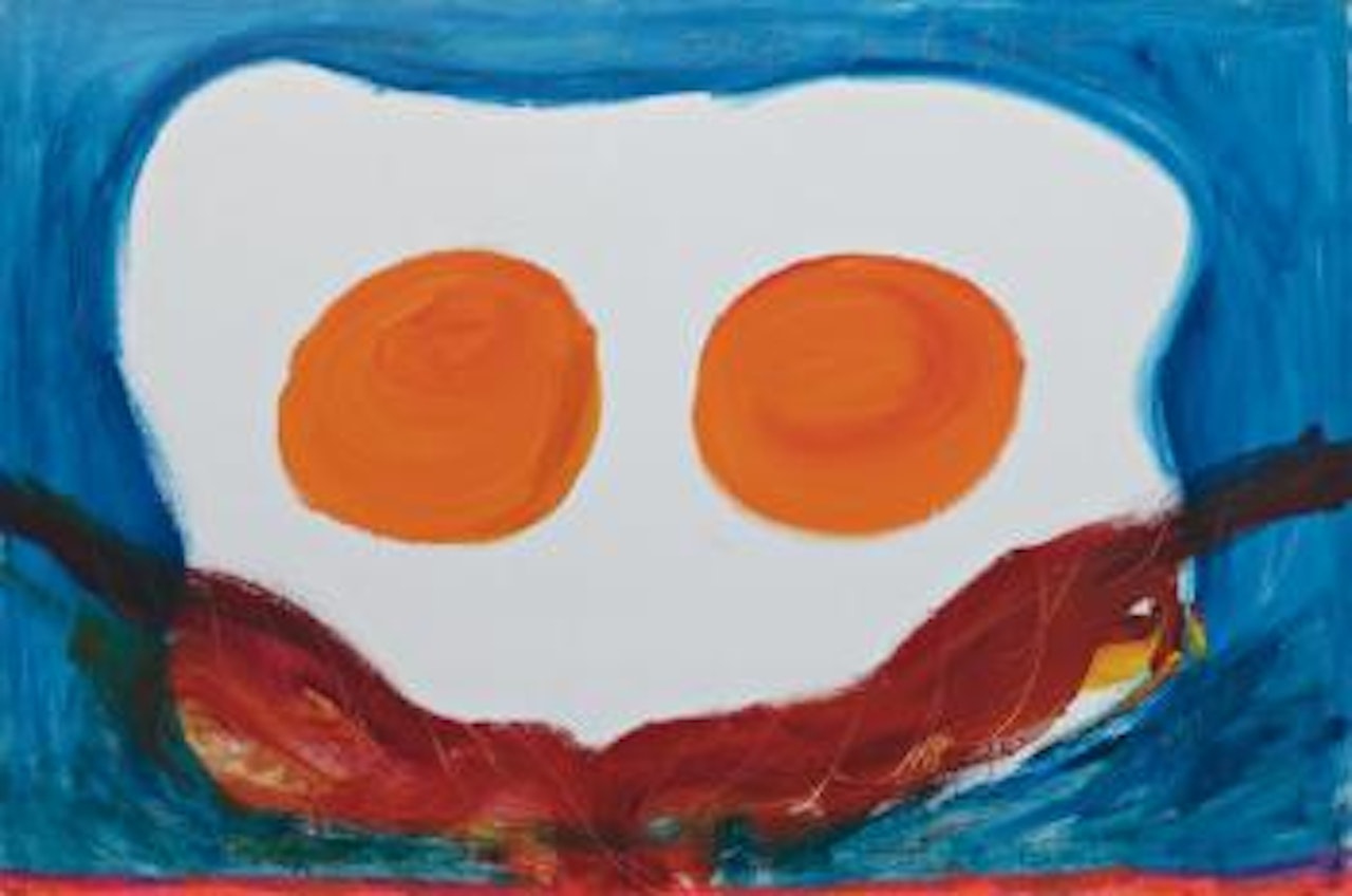 Hommage aux oeufs sur le plat by Jean Messagier