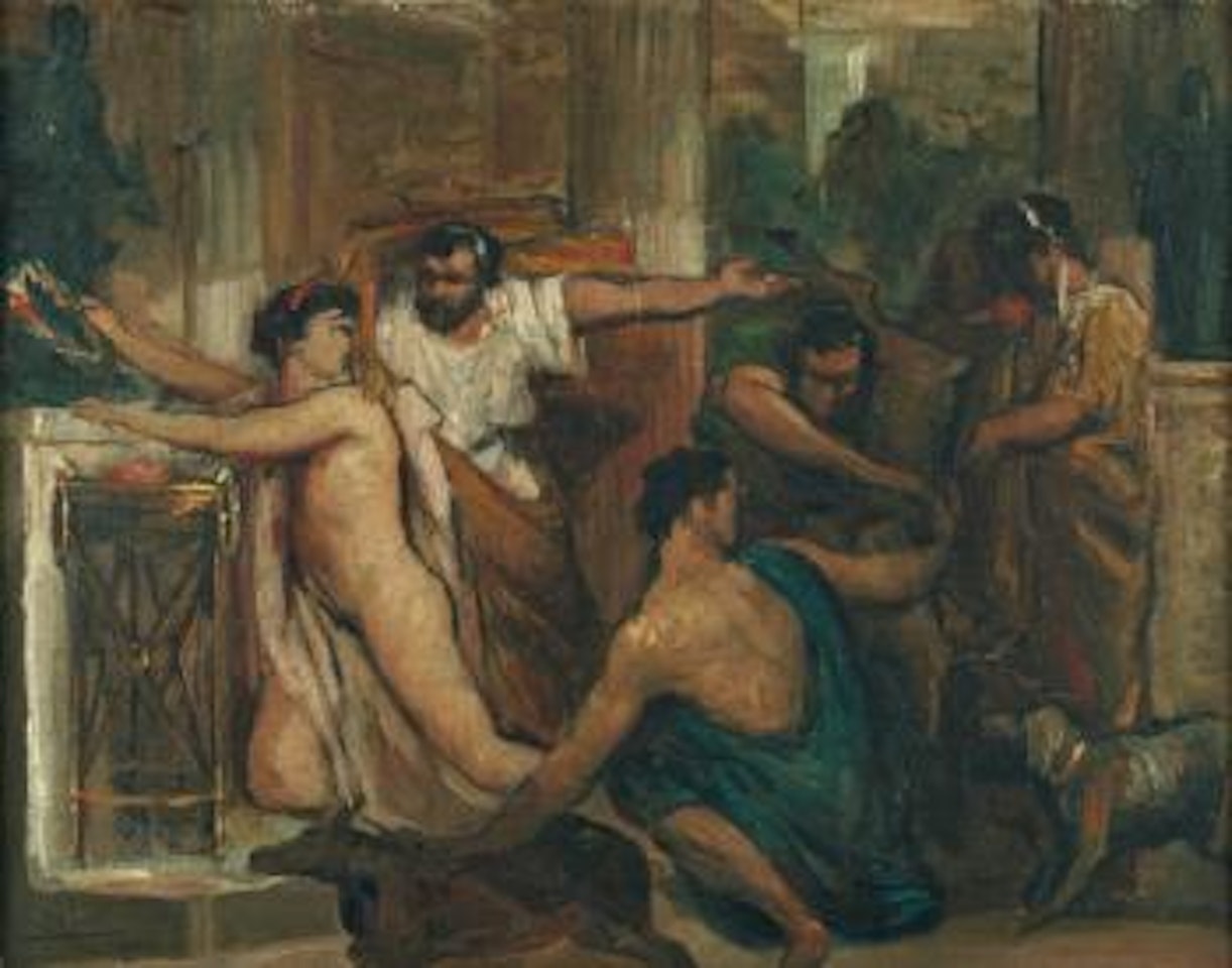 Depart pour la guerre by Leon Comerre